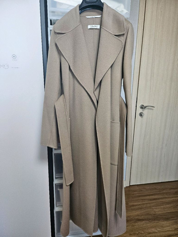 S막스마라 벨티드 롱 코트 이미지