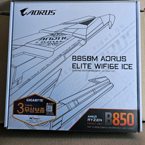 GIGABYTE B850M AORUS ELITE ICE