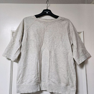 무인양품 muji 오트밀 아이보리 반팔 맨투맨 티셔츠 편의점 반값 택포 7천원