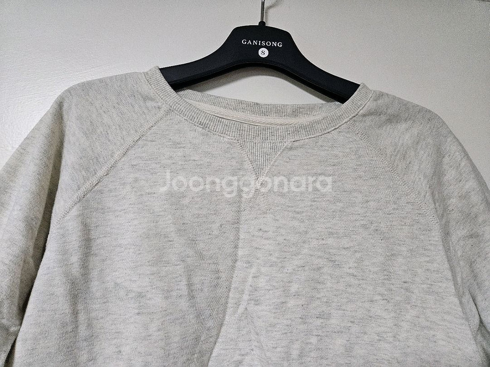 무인양품 muji 오트밀 아이보리 반팔 맨투맨 티셔츠 편의점 반값 택포 7천원--1