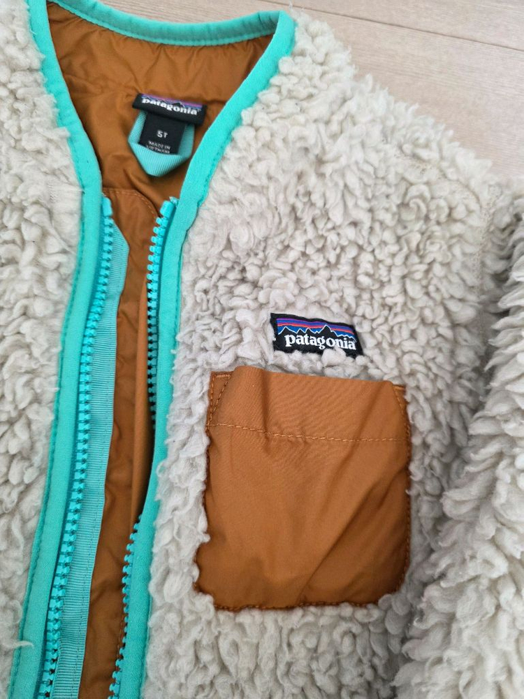 파타고니아 뽀글이 후리스들 민트 5t--2