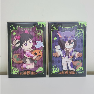 귀멸의칼날 할로윈 엽서 새상품 카나오 오바나이 유포테이블 정품