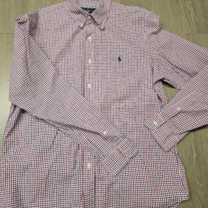 랄프로렌 체크 셔츠 L사이즈