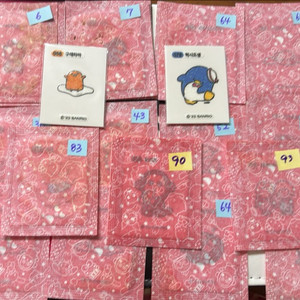 산리오 띠부씰 미개봉 이미지