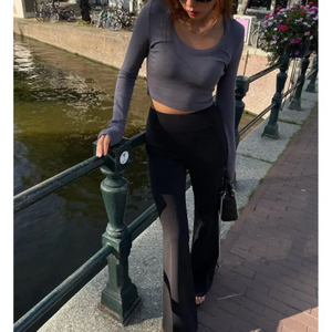 (새상품) 메모오피셜 super posh pantalon AMBER