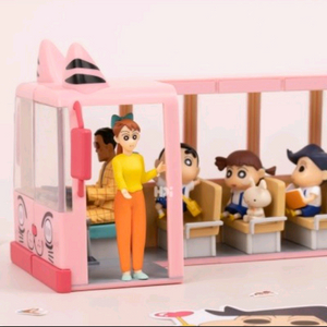(새상품) 짱구는 못말려 버스 랜덤피규어