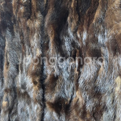 55(96) 리가 양가죽 밍크 조끼 자켓--2