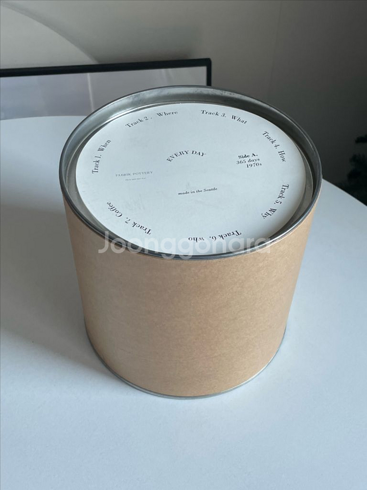 새상품) 패브릭포터리 플레인 링머그--1