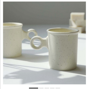 새상품) 패브릭포터리 플레인 링머그