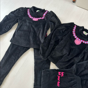 쌍둥이 딸둥이 겨울옷 일괄 6~7세