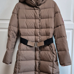 핑크베이지 하프패딩