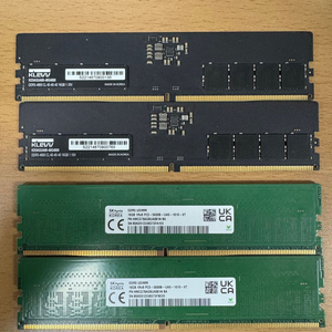 ddr5 하이닉스 언락 16gb x4 클레브 SK Hynix DDR5 16GB 램 4개