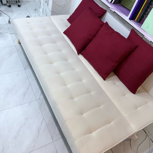 소피베드 화이트 3인용+쿠션