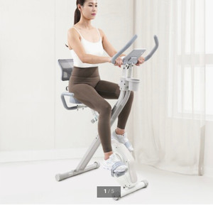 이고진 슬릭플렉스 접이식 실내자전거 화이트 미개봉 판매 이미지