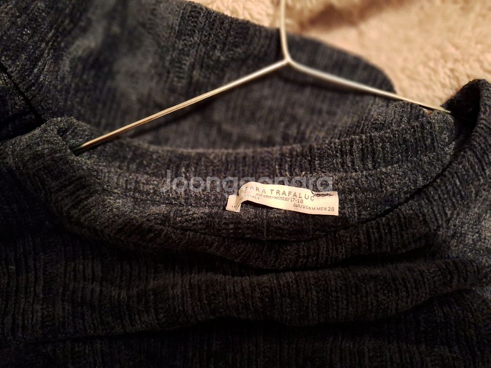 ZARA TRAFALUC 골지 니트 원피스 M--1