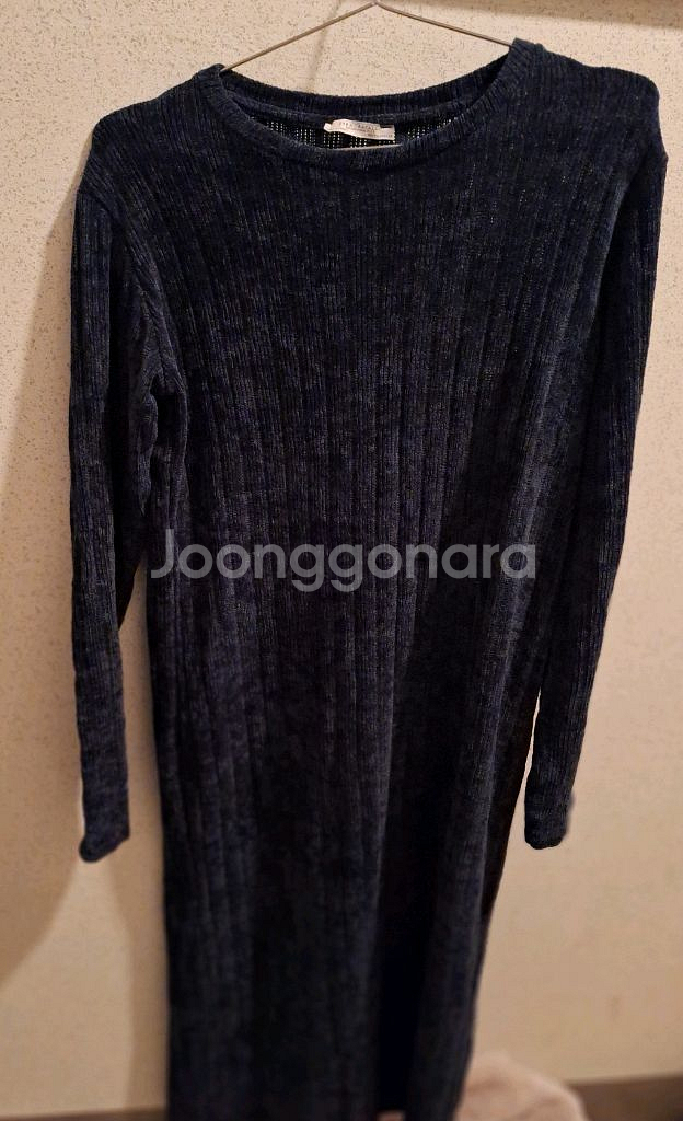 ZARA TRAFALUC 골지 니트 원피스 M--0