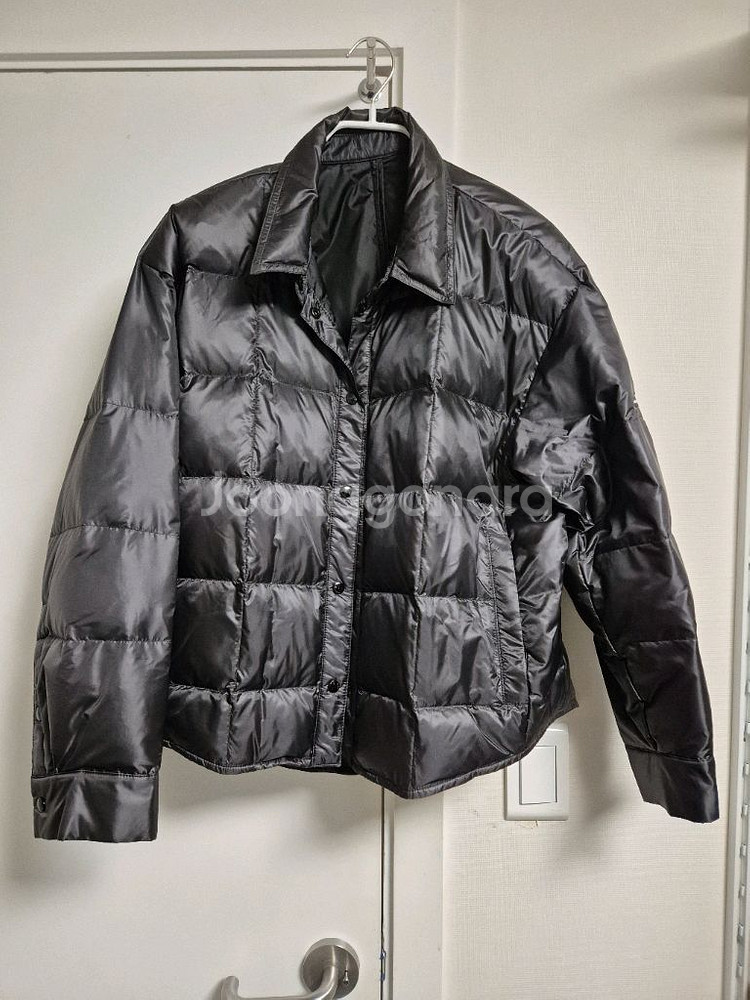 시스템 퀼티드 구스 다운 경량 패딩--4