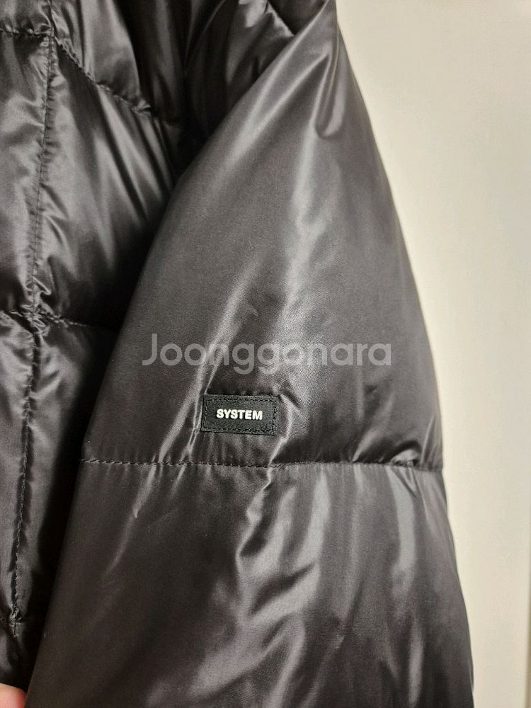 시스템 퀼티드 구스 다운 경량 패딩--9