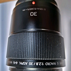 파나소닉 루믹스 G MACRO 30mm F2.8 ASPH MEGA OIS
