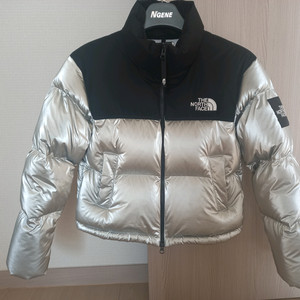 노스페이스 눕시 실버 패딩 노스 점퍼