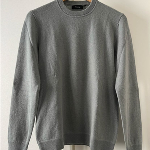 Theory(띠어리) 캐시미어 100% 니트 (XS, 그레이쉬 카키)