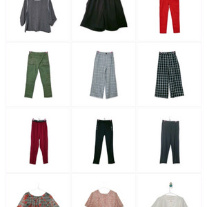 미착용 여성의류 12벌일괄