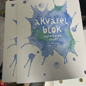 플라잉타이거 수채화 종이