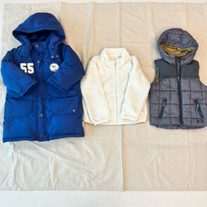 남아 120 겨울 패딩 아우터 세트(블루독패딩 등)
