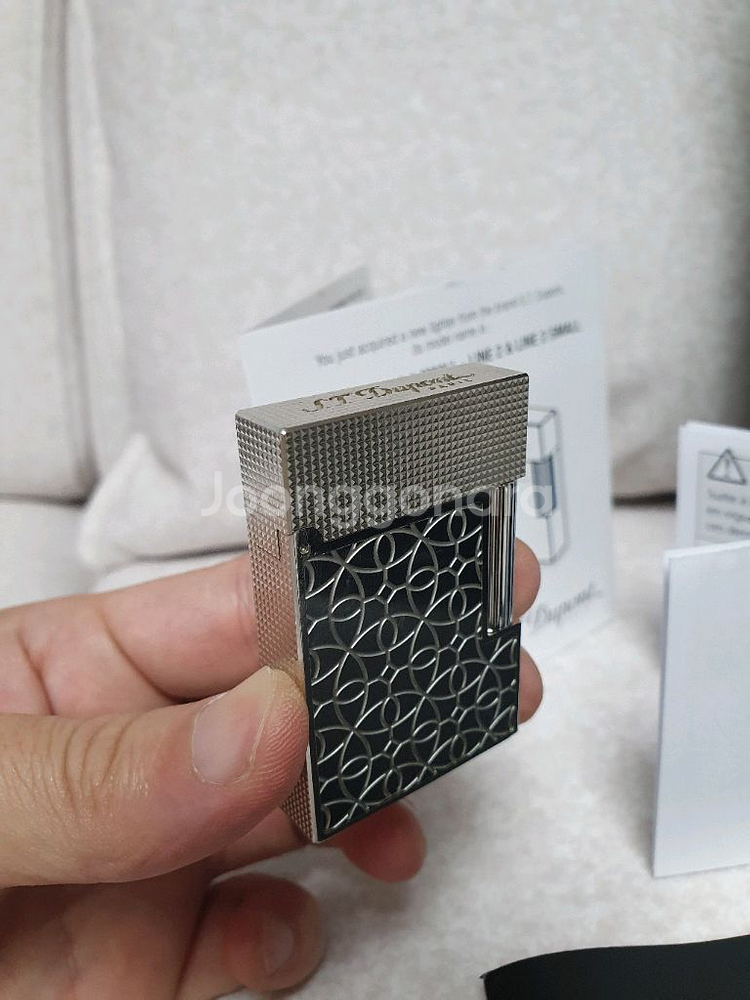 풀세트 듀퐁라이터 뉴 라인2 신형 ca18603 아라베스 팔라듐 백금 쌍불 듀퐁라이타--1