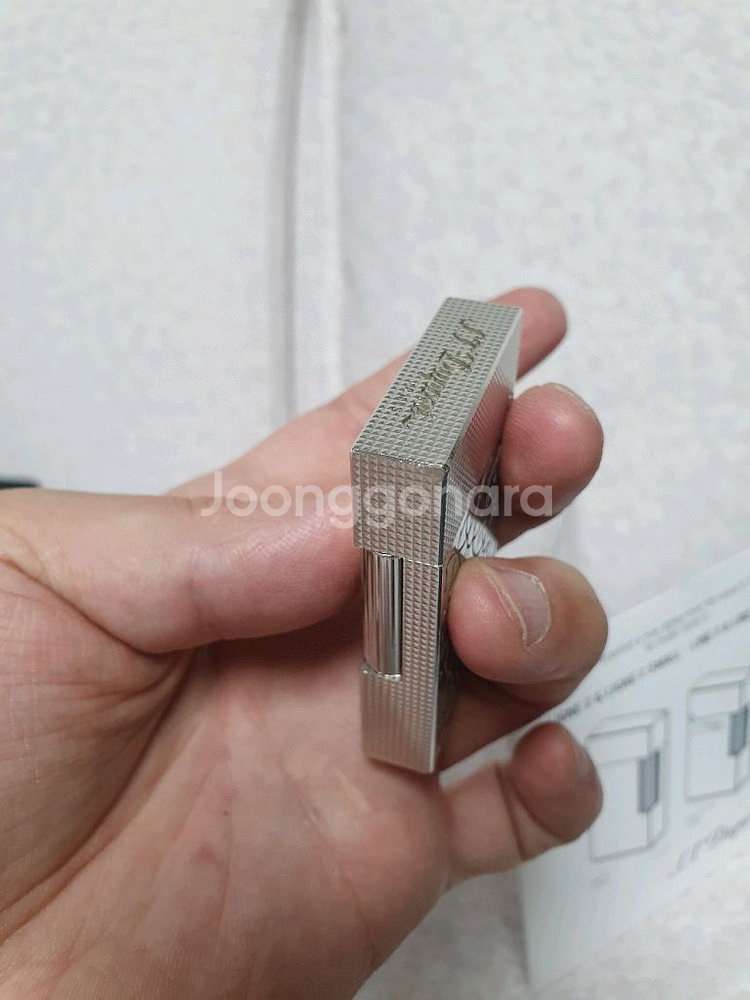 풀세트 듀퐁라이터 뉴 라인2 신형 ca18603 아라베스 팔라듐 백금 쌍불 듀퐁라이타--3