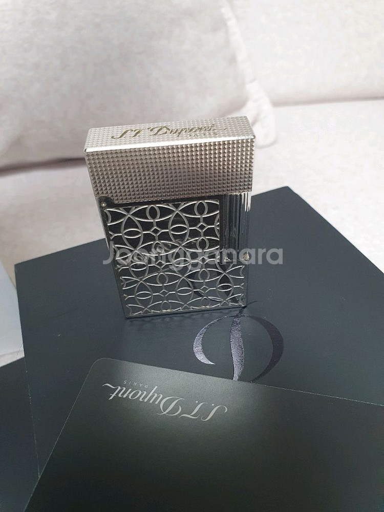 풀세트 듀퐁라이터 뉴 라인2 신형 ca18603 아라베스 팔라듐 백금 쌍불 듀퐁라이타--7