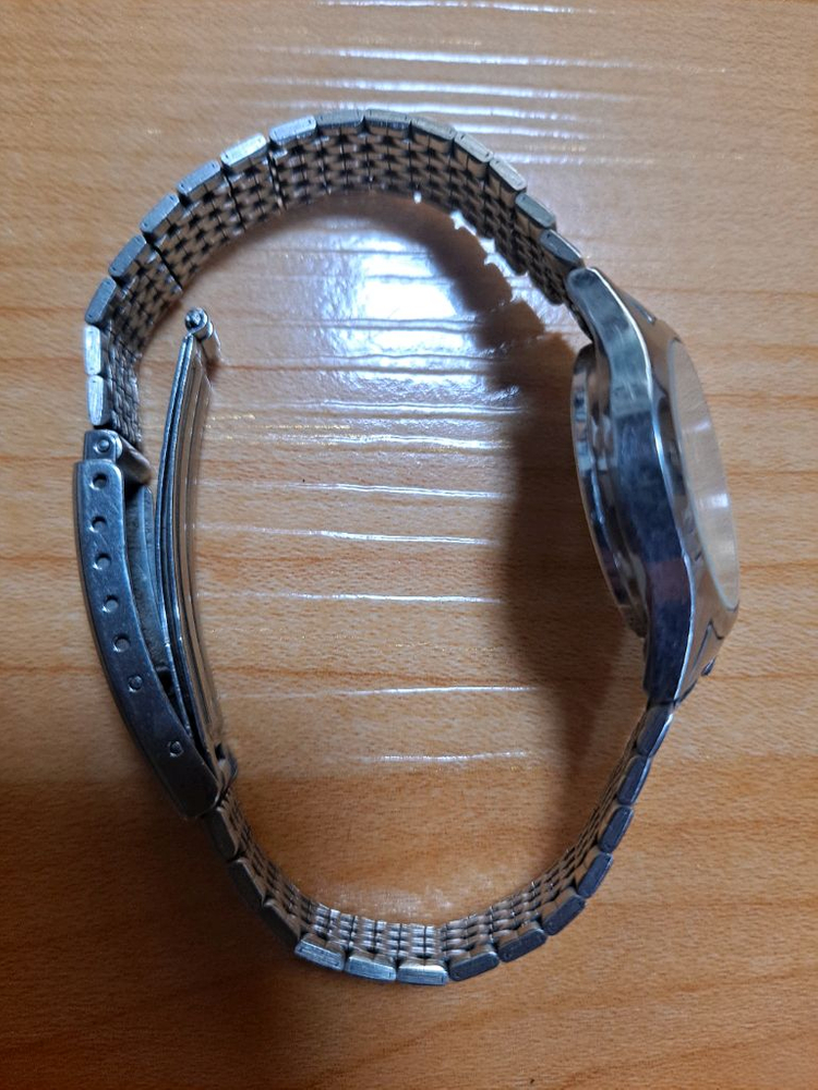 카파(KAPPA) 쿼츠 은색 메탈 시계 여성용--2