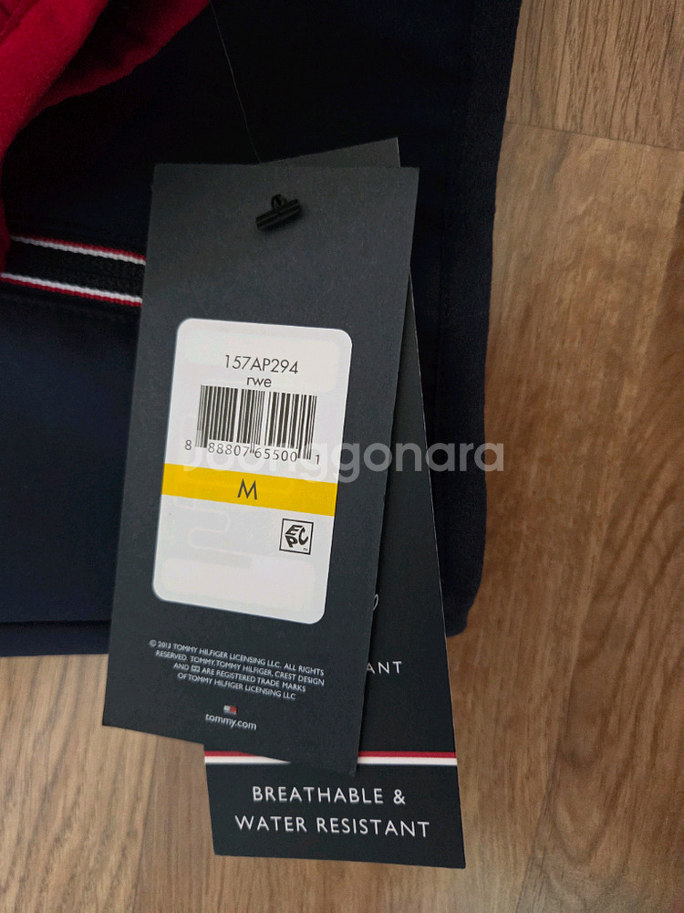 타미힐피거 바람막이 점퍼 새상품--2