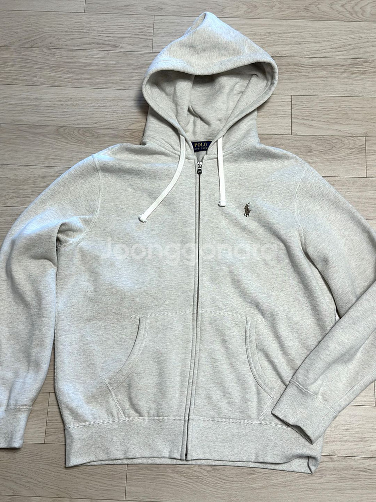 (정품)(QR인증) 폴로 랄프로렌 후드 집업 아이보리--0