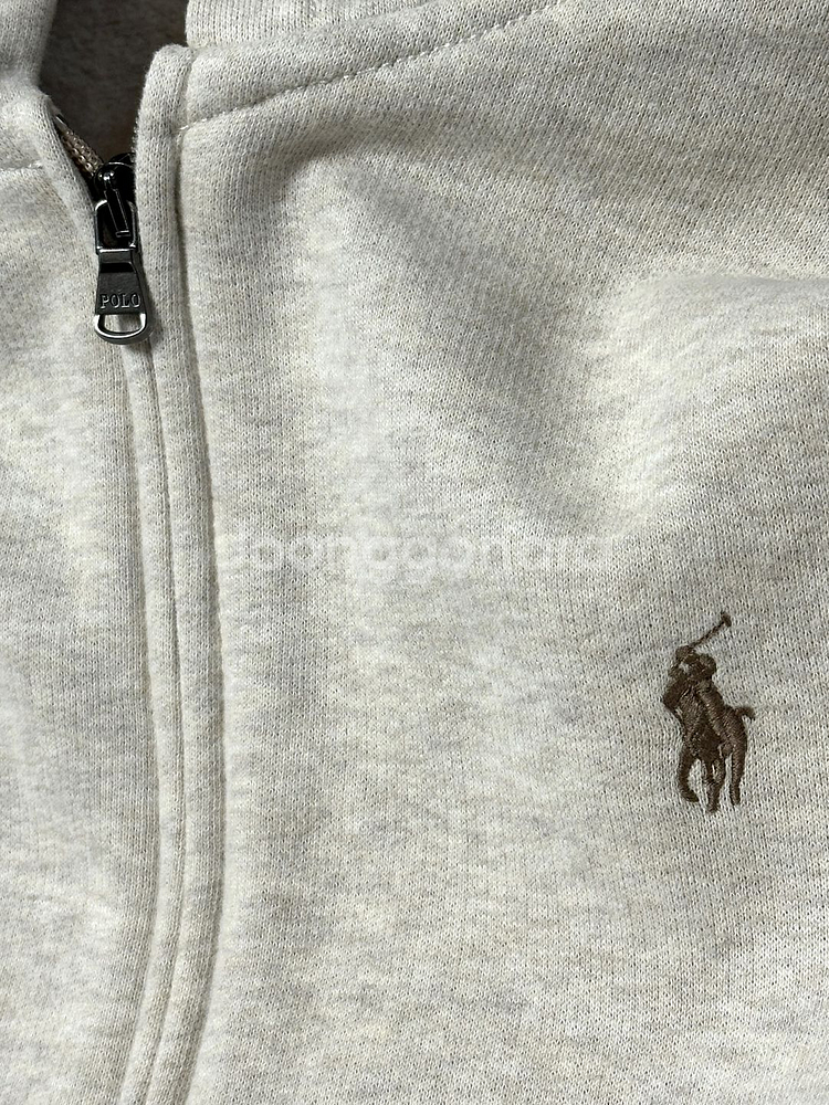 (정품)(QR인증) 폴로 랄프로렌 후드 집업 아이보리--3