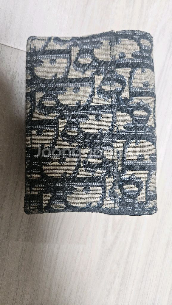 (정품)디올 오블리크 반지갑--3