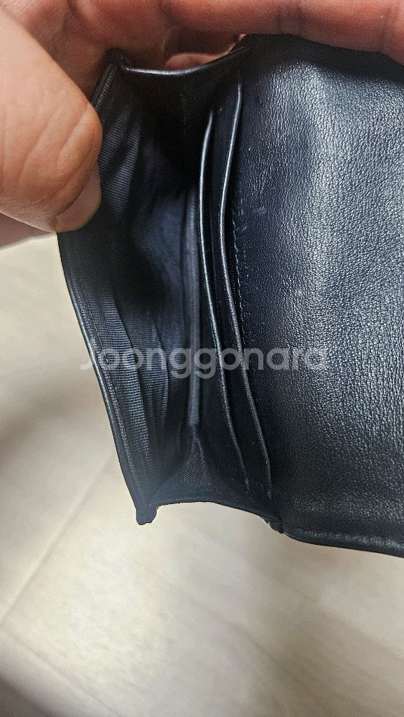 (정품)디올 오블리크 반지갑--4