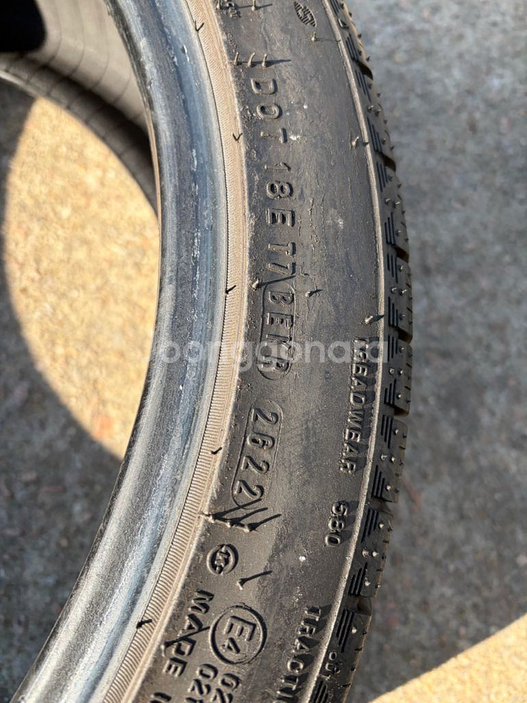 225 40 18 넥센 타이어 2개--3