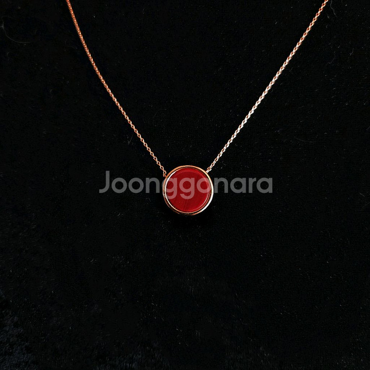 새상품,선물박스포장]천연석 레드재스퍼 로즈골드 목걸이/귀걸이 반지 팔찌 진주 샤넬 14k 18k 스와로브스키 디올--0