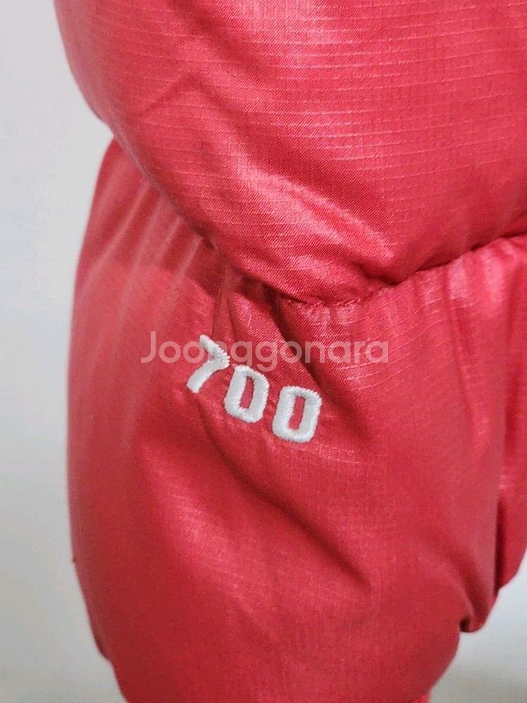 (95) 노스페이스 눕시패딩 점퍼 검빨 거위털 700 구스다운 자켓--4