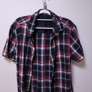 남성 체크 셔츠 L사이즈