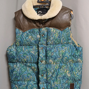 펜필드 페이즐리 패딩 조끼 XL