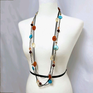 새상품]디테일 세밀한 엔틱 체인 빈티지 롱 목걸이/귀걸이 반지 팔찌 진주 샤넬 14k 18k 스와로브스키 구찌