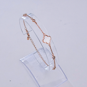 새상품,선물박스포장]화이트 고급 자개 클로버 팔찌/목걸이 귀걸이 반지 진주 샤넬 14k 18k 스와로브스키 루이비통