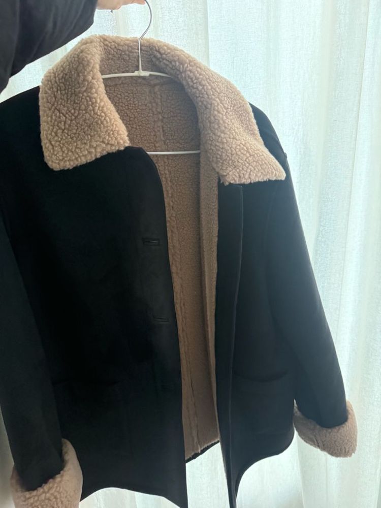 문달 무스탕 dieppe shearing harf coat--0