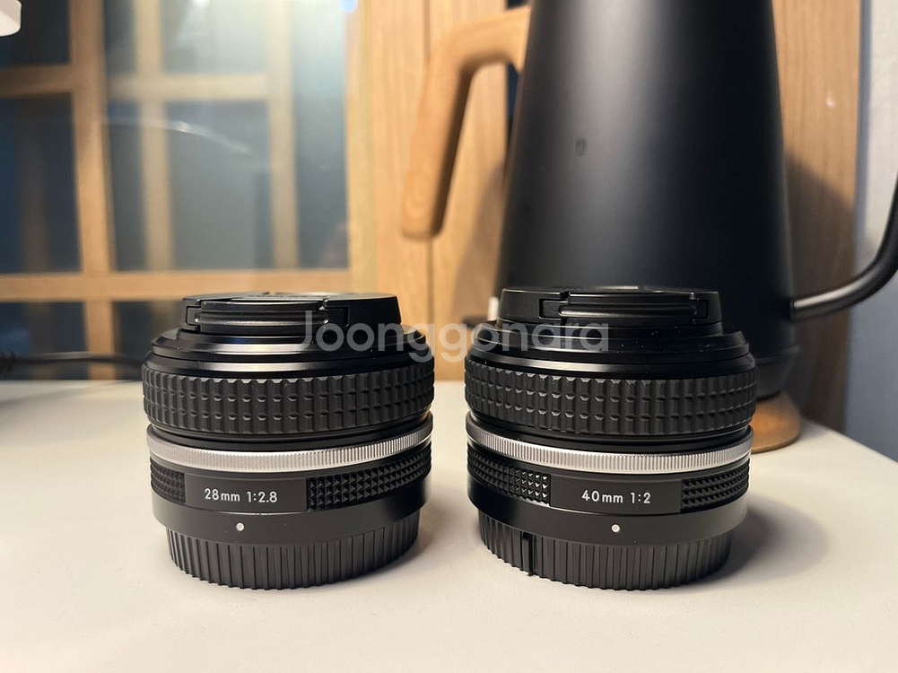니콘 28mm f/2.8 + 40mm f/2 렌즈 세트--0