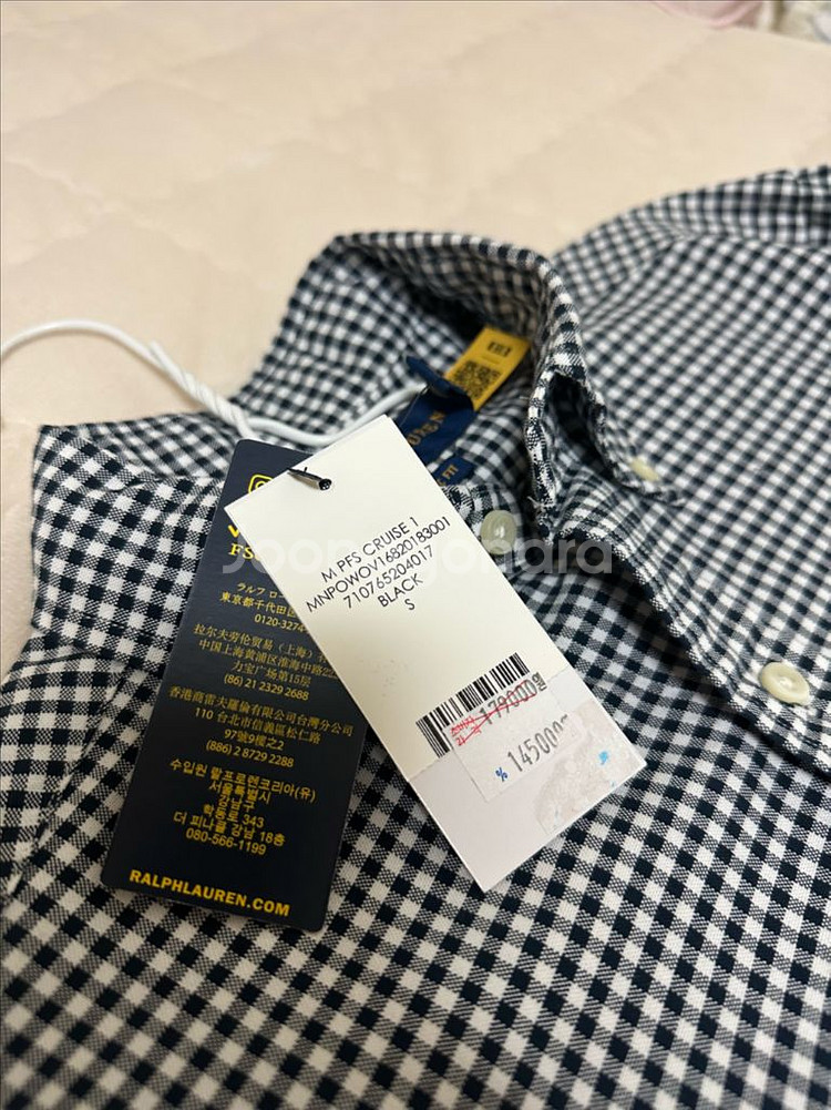 폴로 랄프로렌 체크 셔츠 (새상품)--2