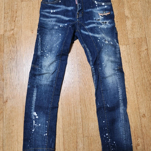 (새상품급,정품)디스퀘어드2 페인트 데미지 데님 스판청판지, 허리30인치