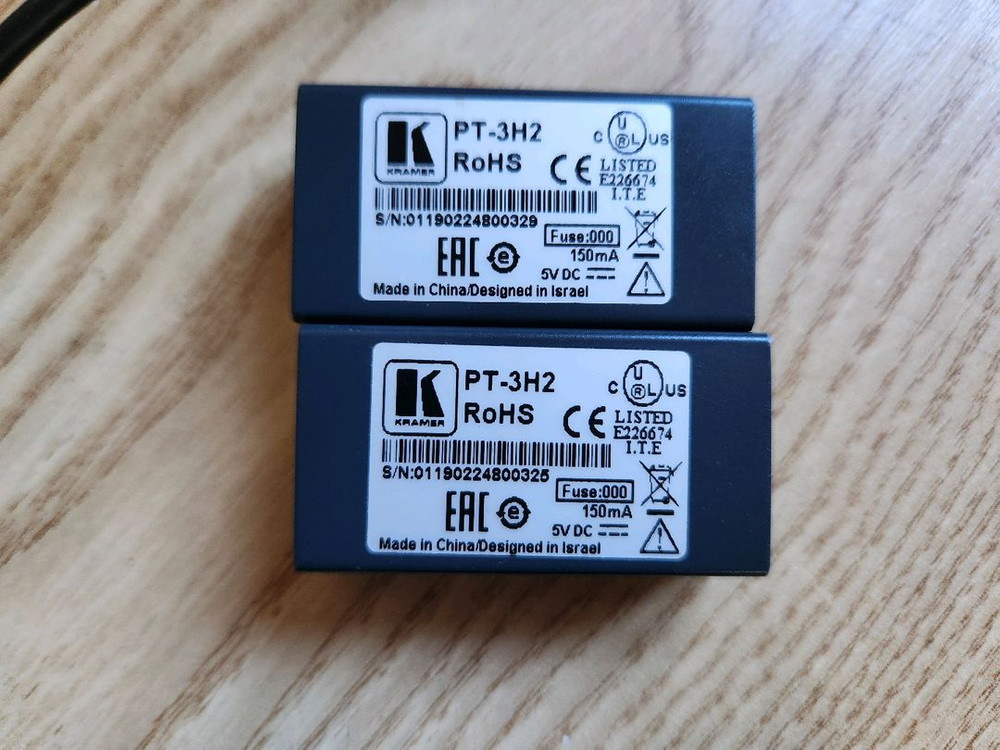 Kramer PT-3H2 HDMI Extender UHD 연장기 이미지
