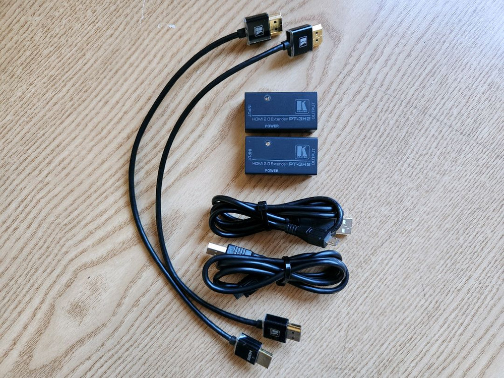 Kramer PT-3H2 HDMI Extender UHD 연장기 이미지